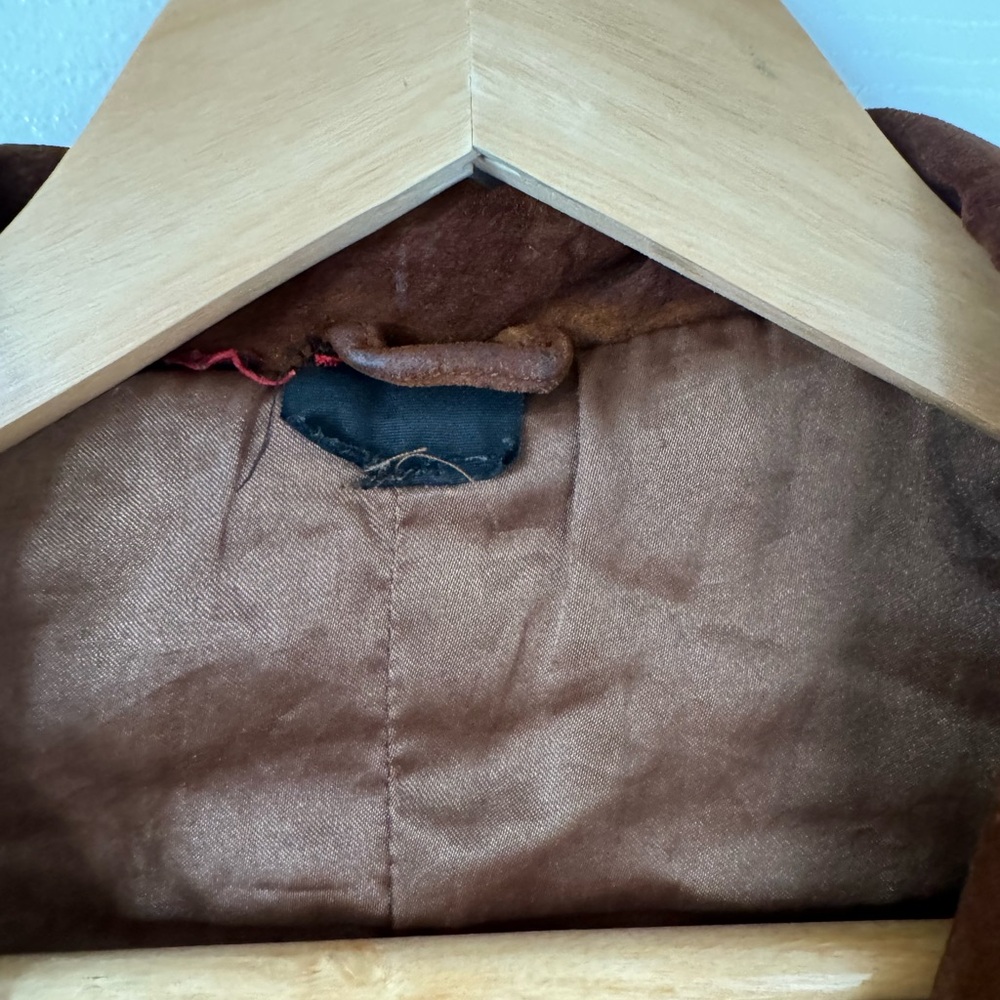 Wilsons Leather Chestnut Brown Suede Jacket - Picture 4 of 4